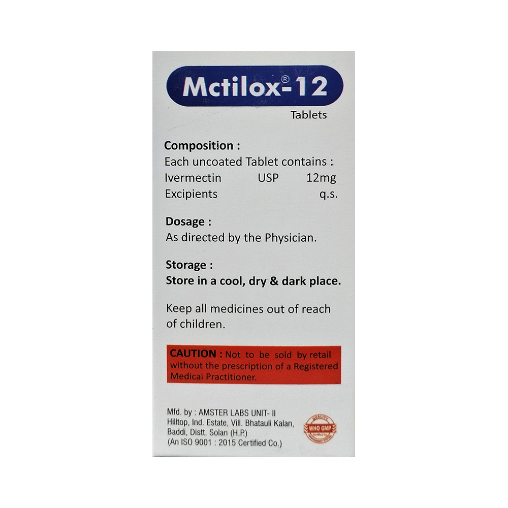 Mctilox 12 Tablet - Image 3