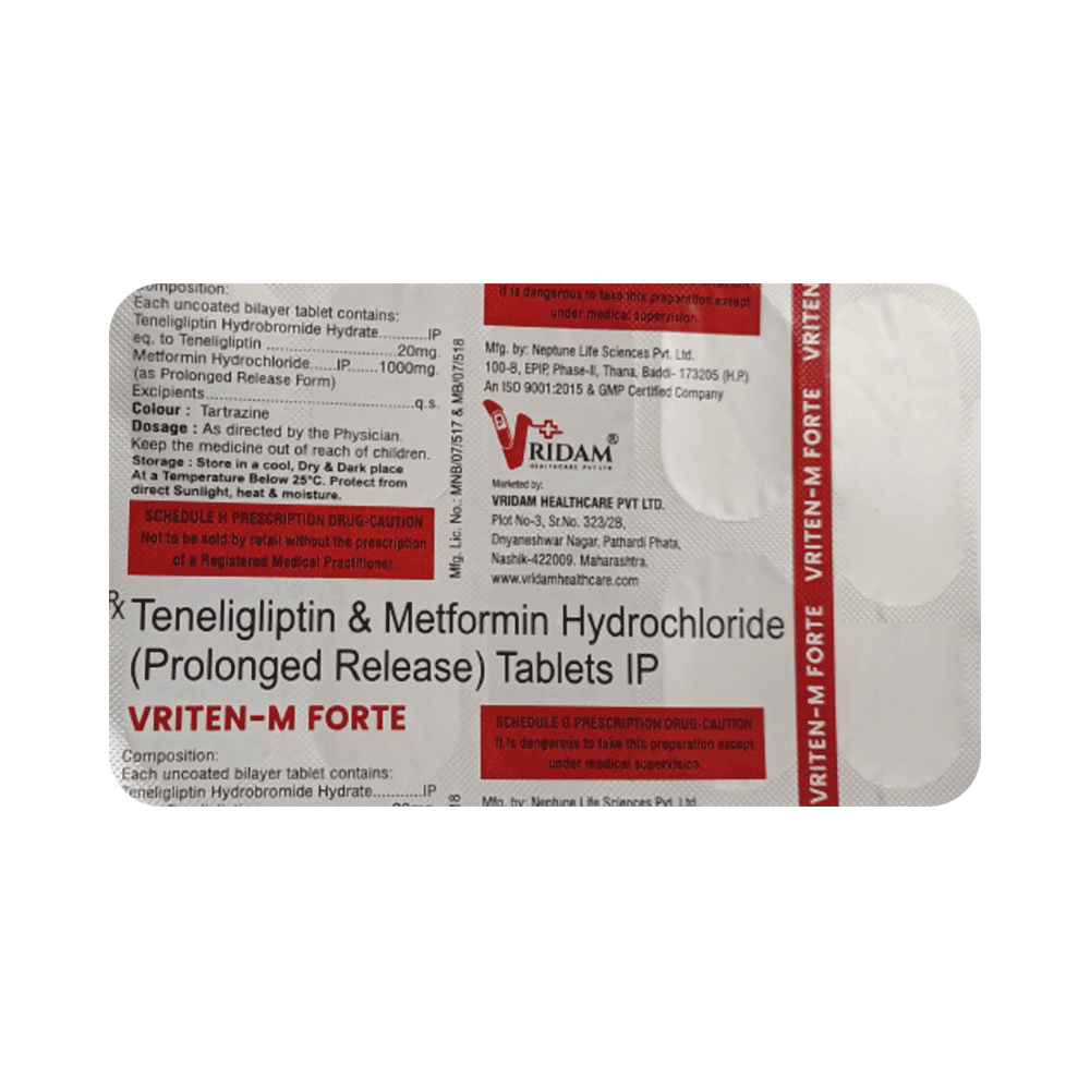 Vriten-M Forte Tablet PR - Image 4