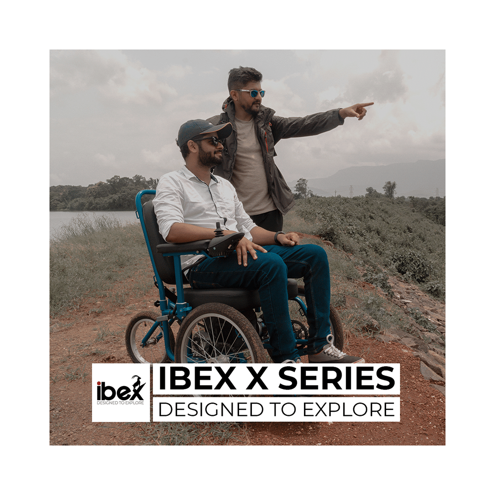 Ibex Electric Wheelchair Designed for PwDs and Elderly Tadpole Three Wheel with Sealed Lead Battery - Image 5