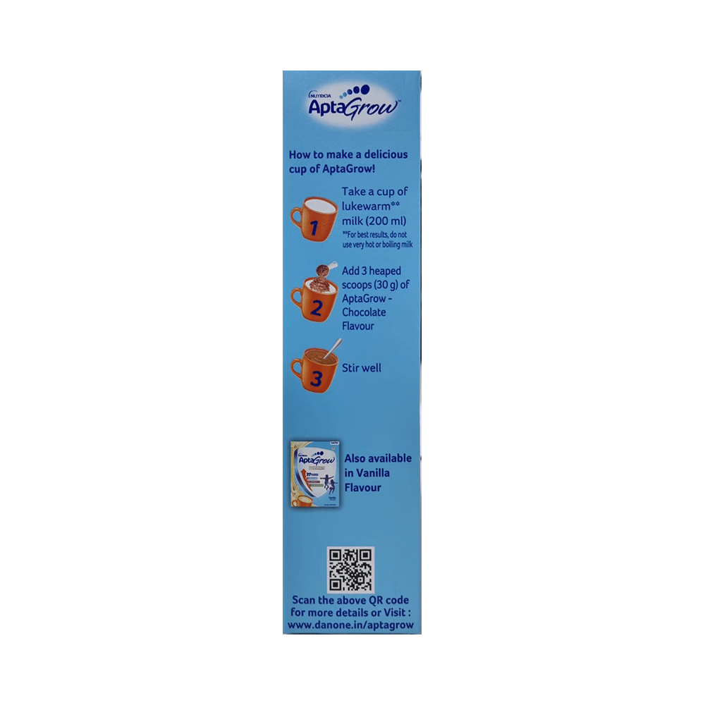 AptaGrow for Kids 3+ Years | With Vitamins, Minerals & Vital Nutrients | Supports Growth, Immunity & Brain Development | Flavour Chocolate | Nutritional Support - Image 4