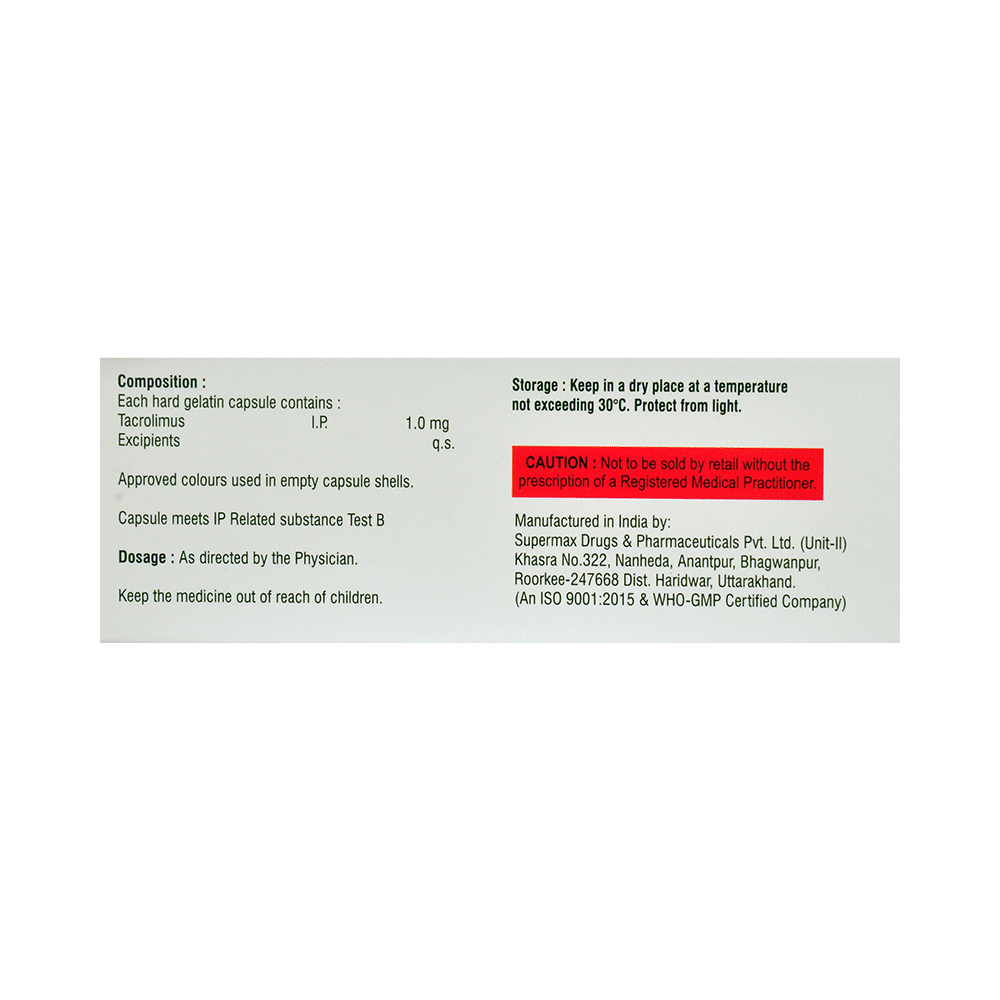 Tacroten 1.0mg Capsule - Image 2