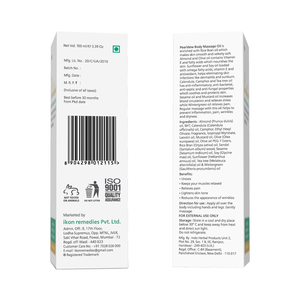 Pearldew Body Massage Oil (100ml Each) - Image 3