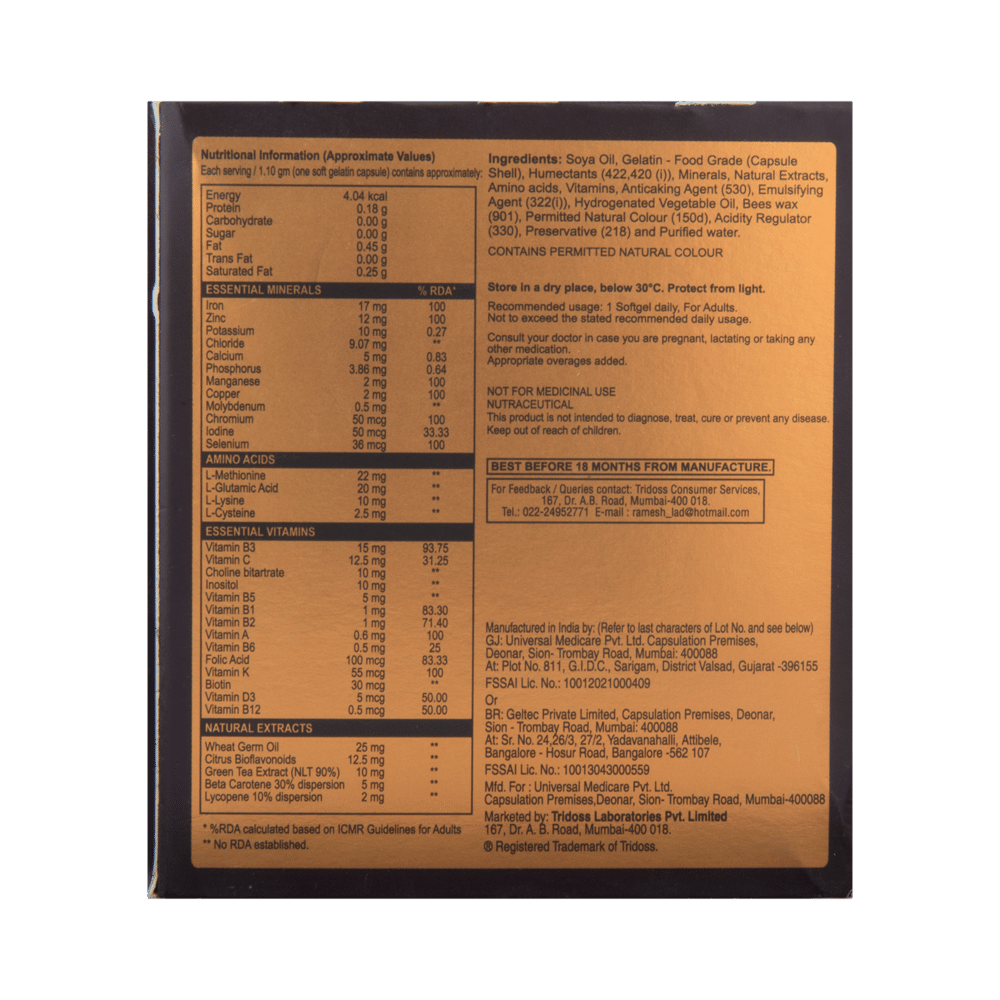 Winofit Gold Soft Gelatin Capsule - Image 3