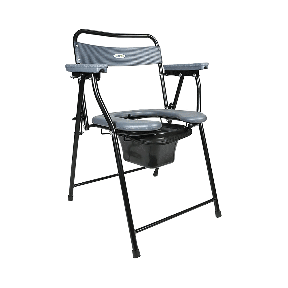 Entros EHS-C779B Commode Chair Front Cut - Image 1