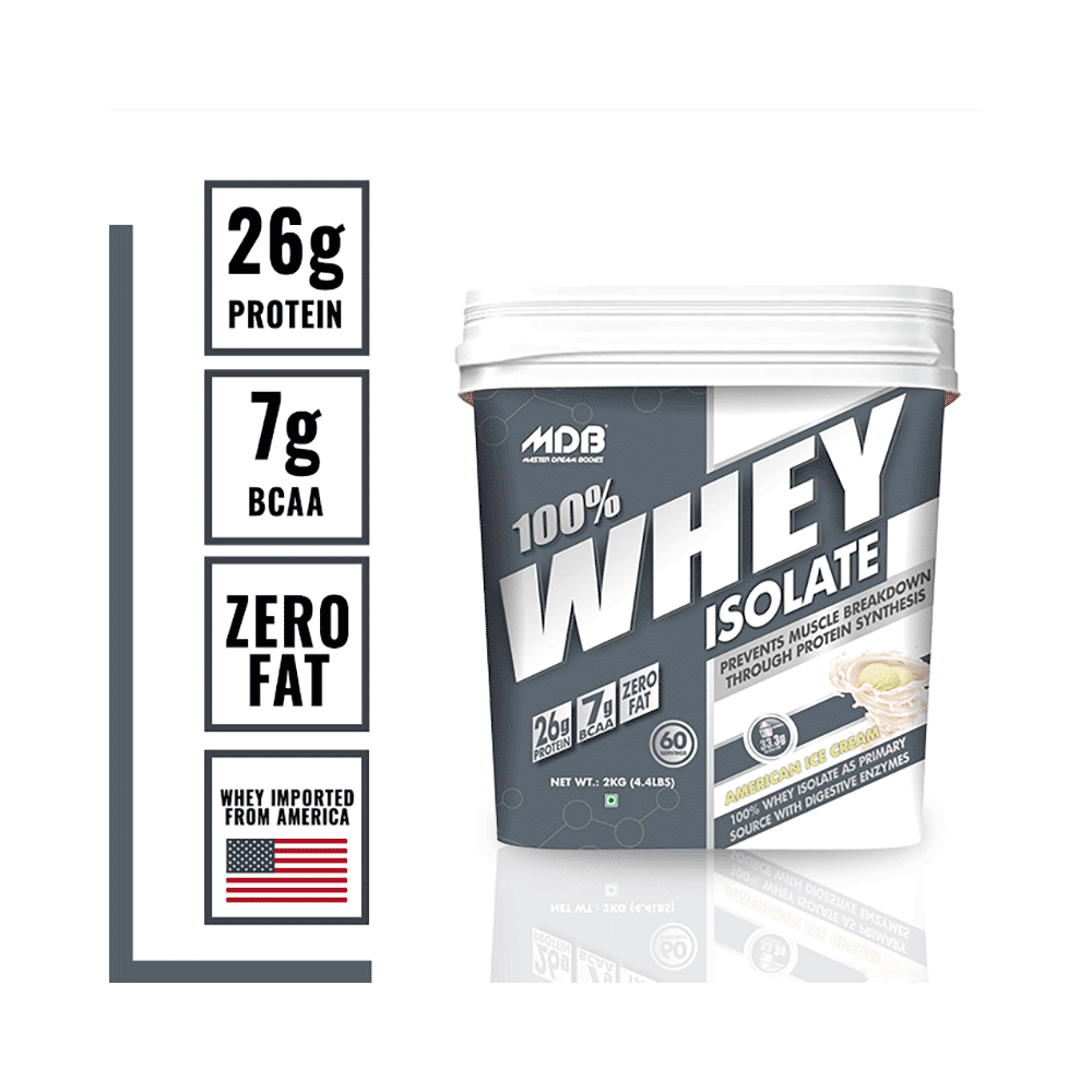 MDB Master Dream Bodies 100% Whey Isolate American Ice Cream - Image 4