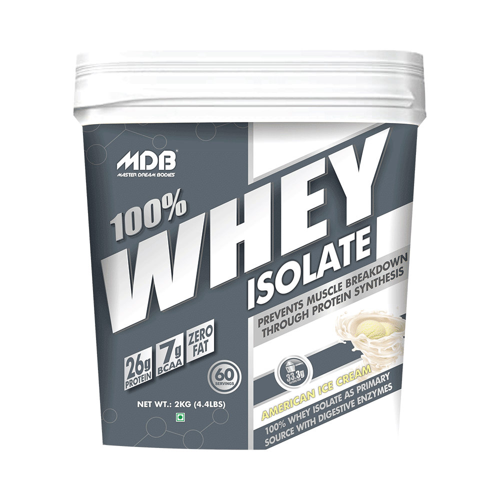 MDB Master Dream Bodies 100% Whey Isolate American Ice Cream - Image 1