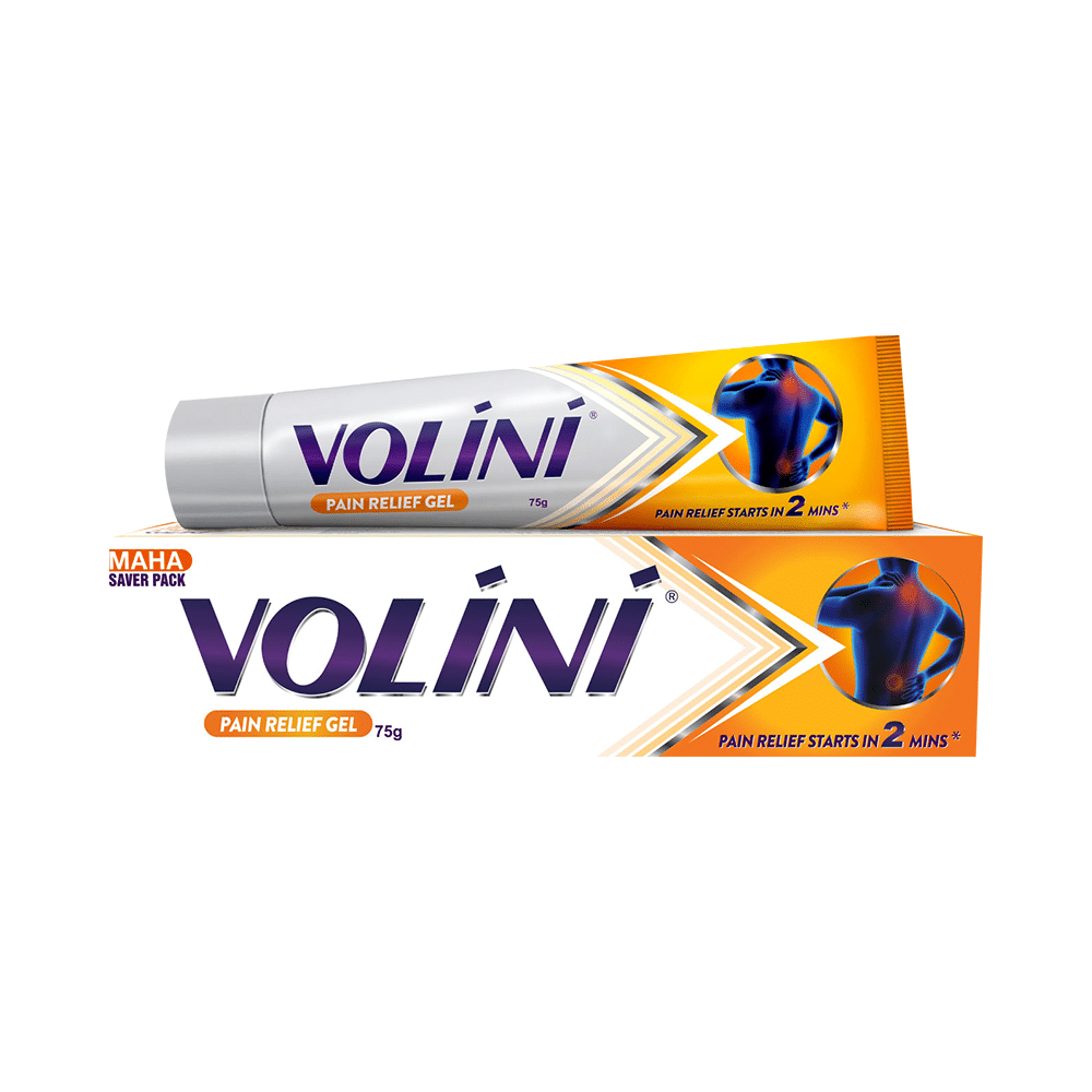 Combo Pack of Volini Pain Relief Gel for Muscle, Joint & Knee Pain (75gm) & Evion 400mg Capsule - Image 2