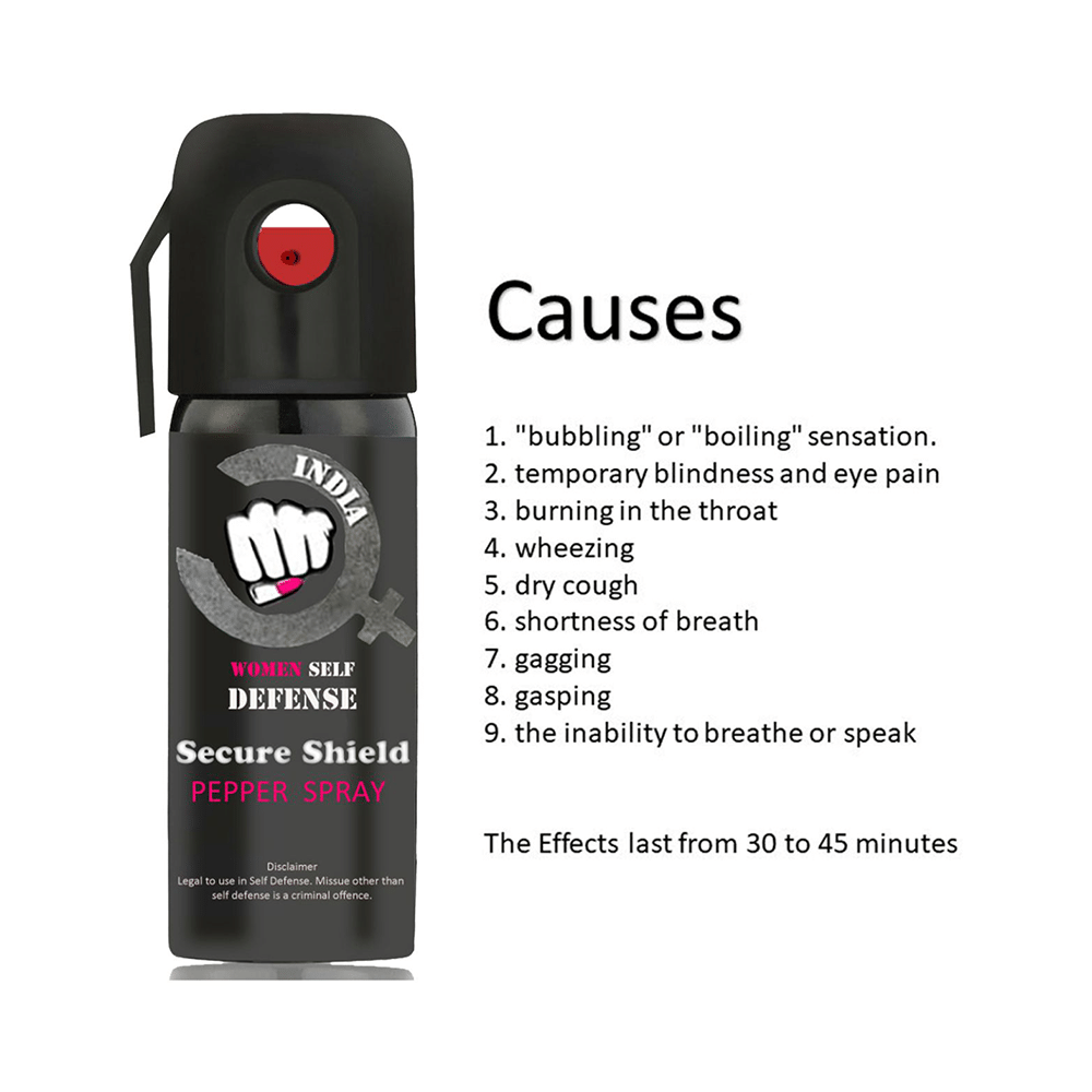 Secure Shield Women Self Defense Pepper Spray (35gm Each) - Image 4