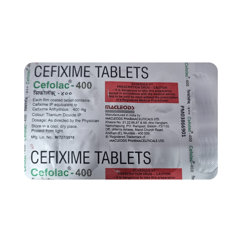 Cefolac 400 Tablet - Image 1