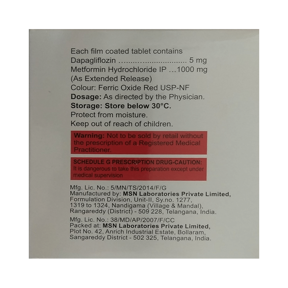 Gluxit M 5 Forte Tablet ER - Image 2