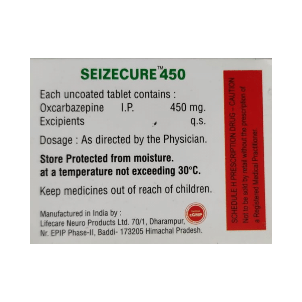 Seizecure 450 Tablet - Image 2