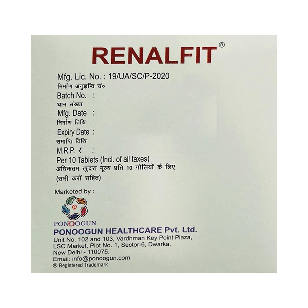 Renalfit Tablet - Image 3