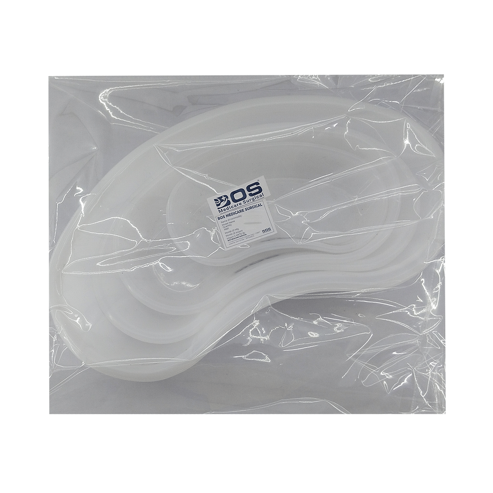 Bos Medicare Surgical PVC Surgical Dressing Tray Set (Kidney Shape)