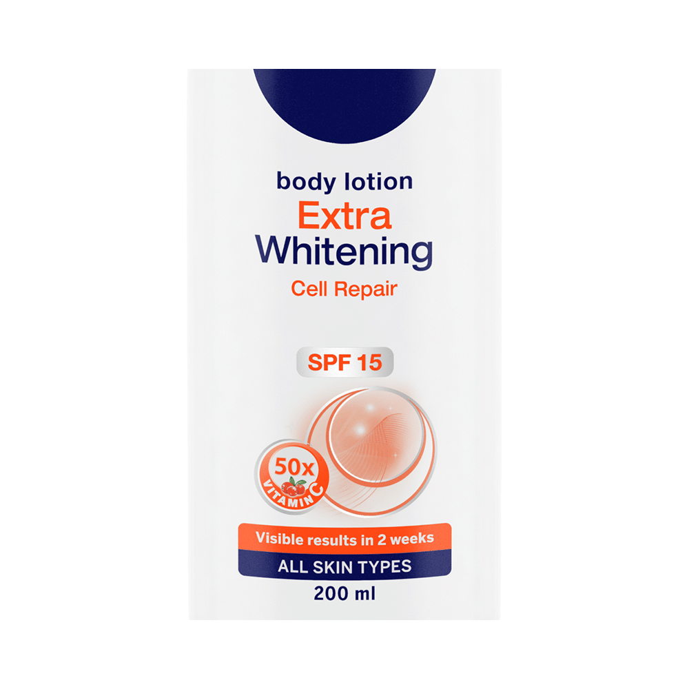Nivea Natural Glow Cell Repair Body Lotion for Deep Moisture Care | SPF 15 - Image 3