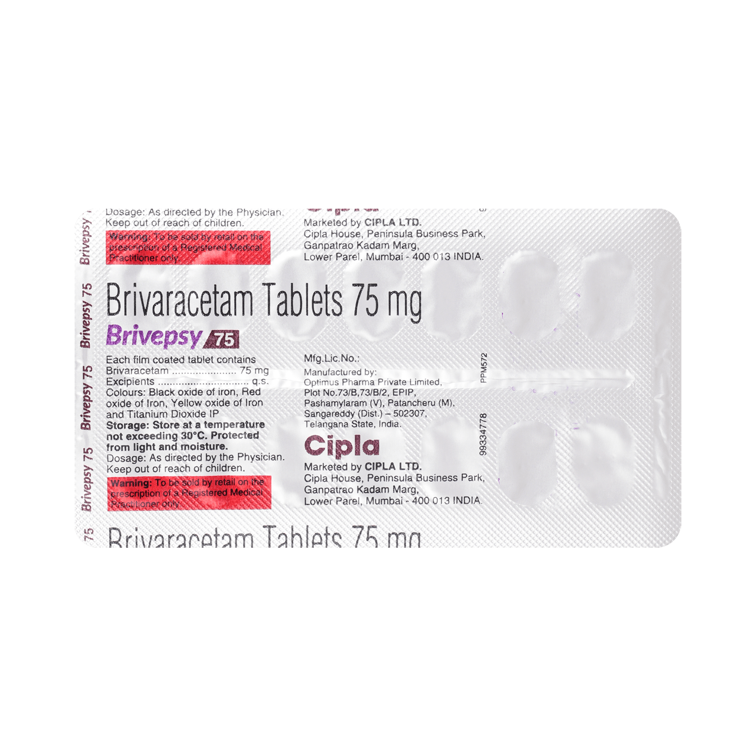 Brivepsy 75mg Tablet - Image 3