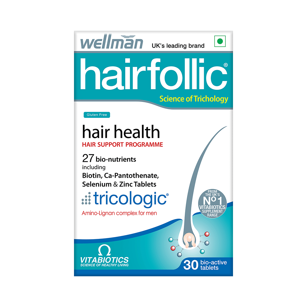 Wellman Hairfollic Hair Supplement Tablet - Image 1