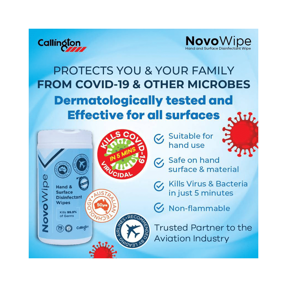 Callington Novo Wipe Hand & Surface Disinfectant - Image 4