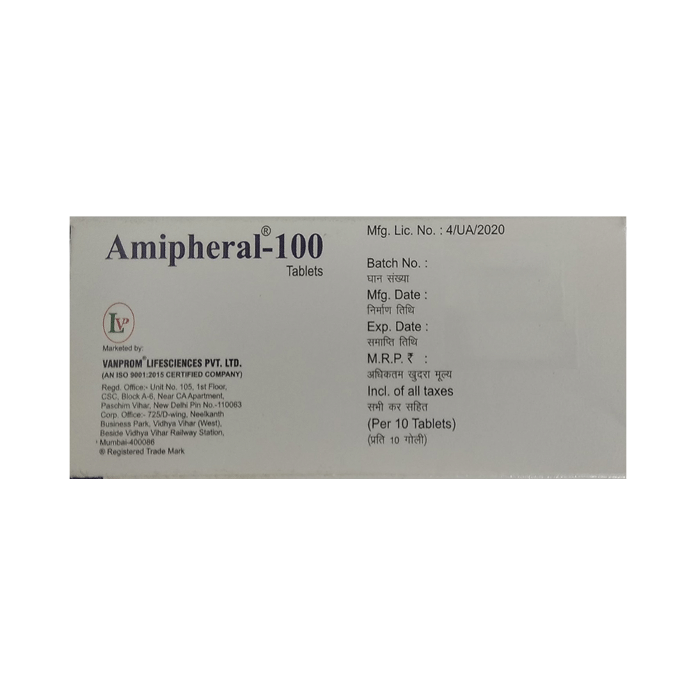 Amipheral 100mg Tablet - Image 3