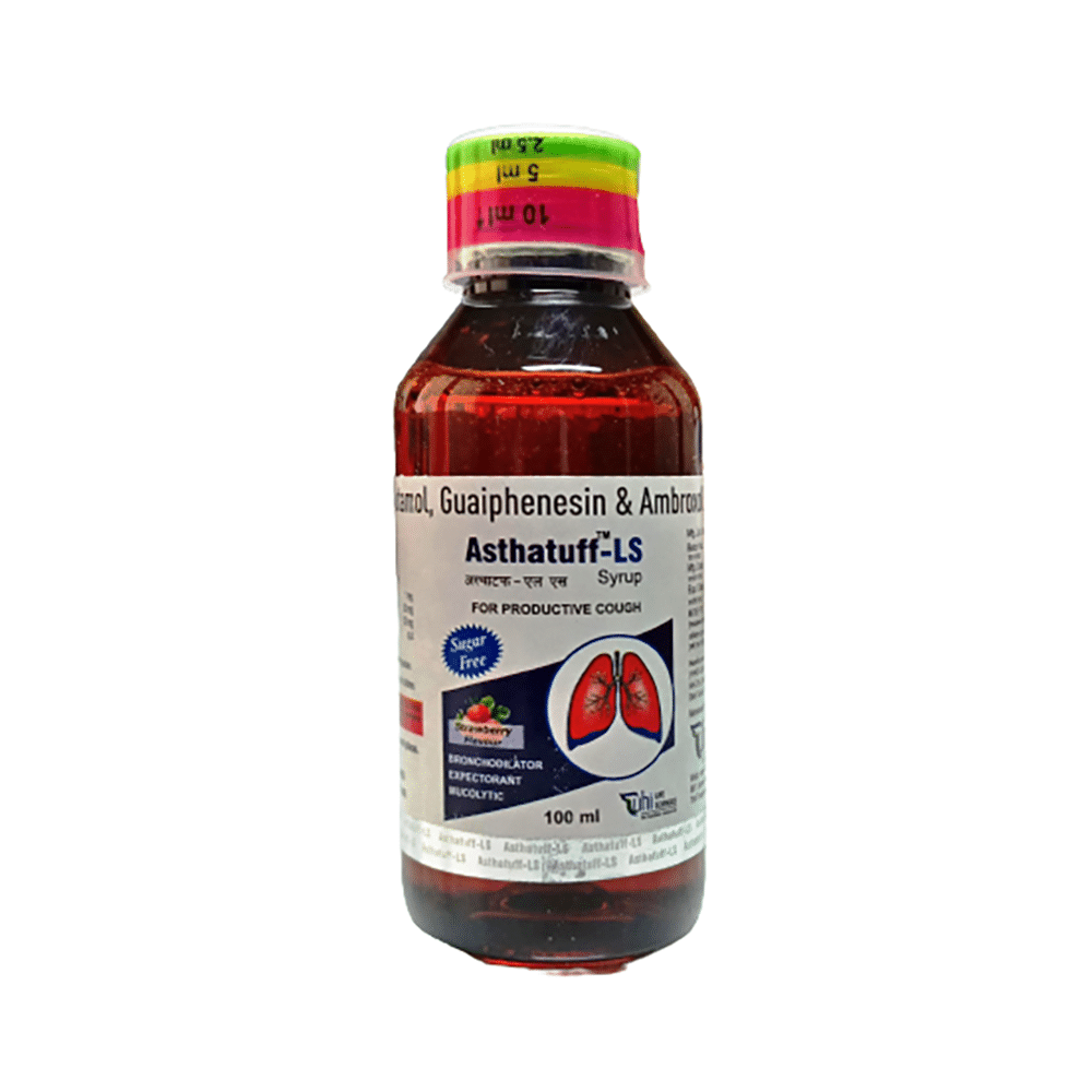 Asthatuff-LS Syrup Strawberry Sugar Free