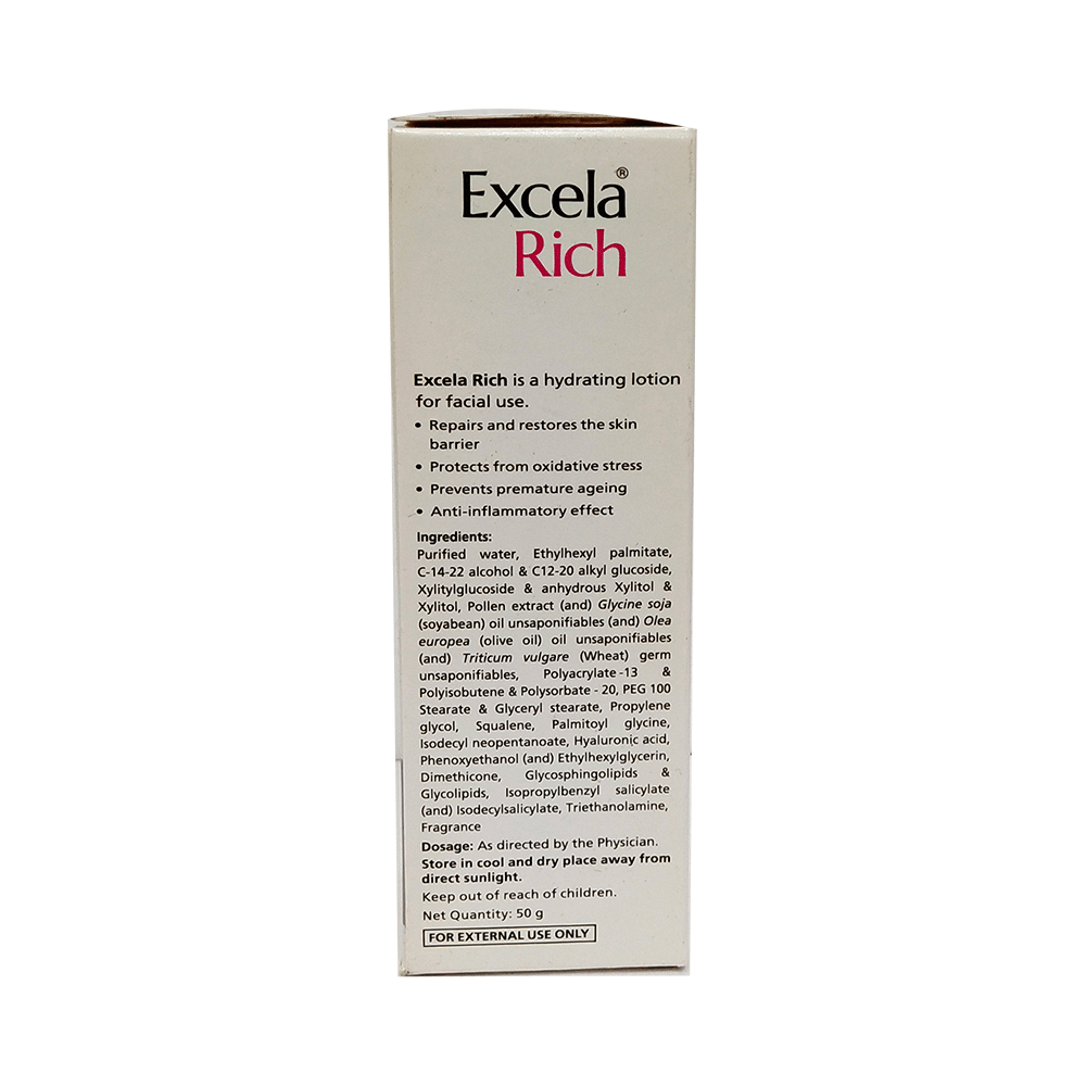 Excela Rich Facial Hydrating Lotion | Paraben-Free - Image 2