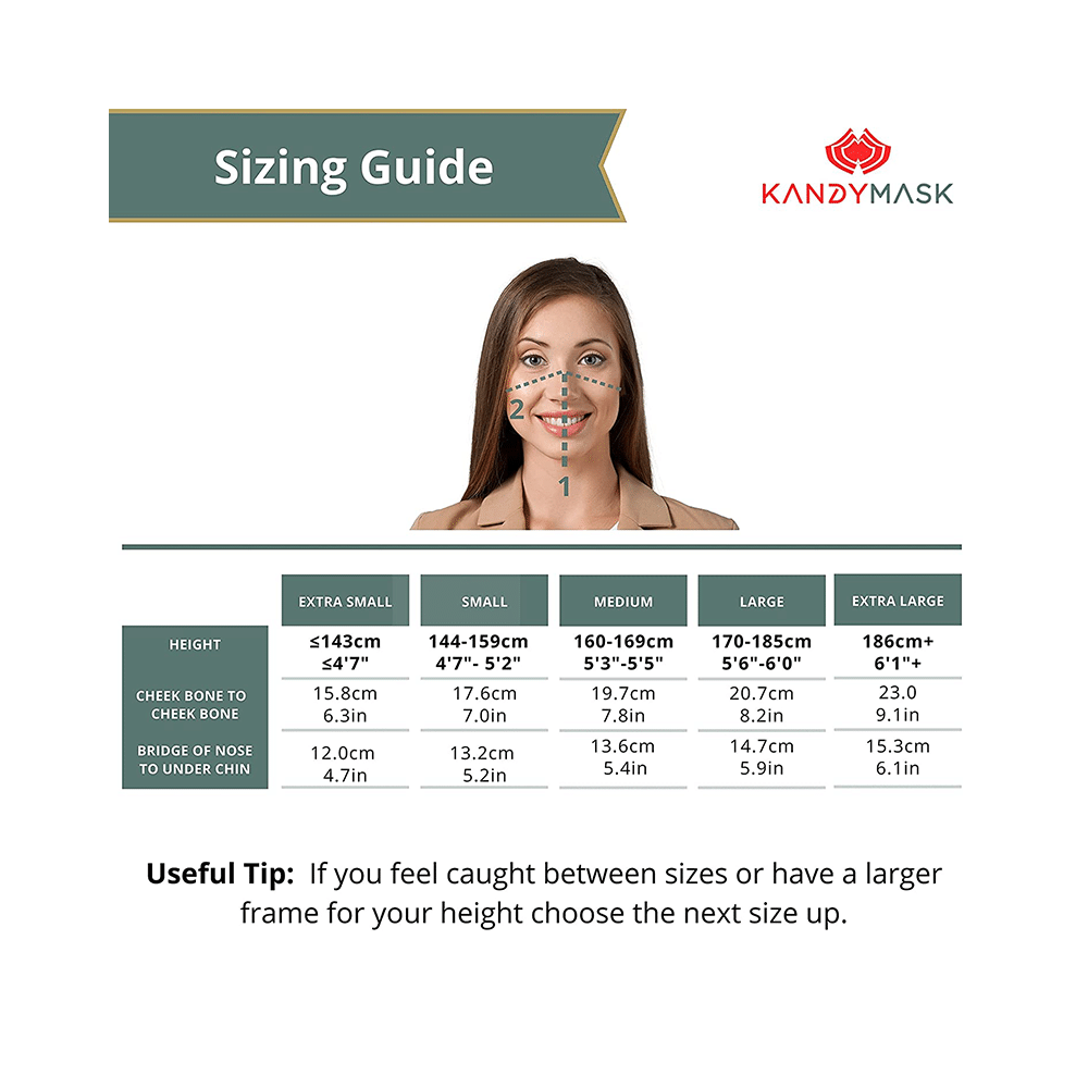 KandyMask Wisdom 7.0 Protective Mask without Valve Small - Image 4