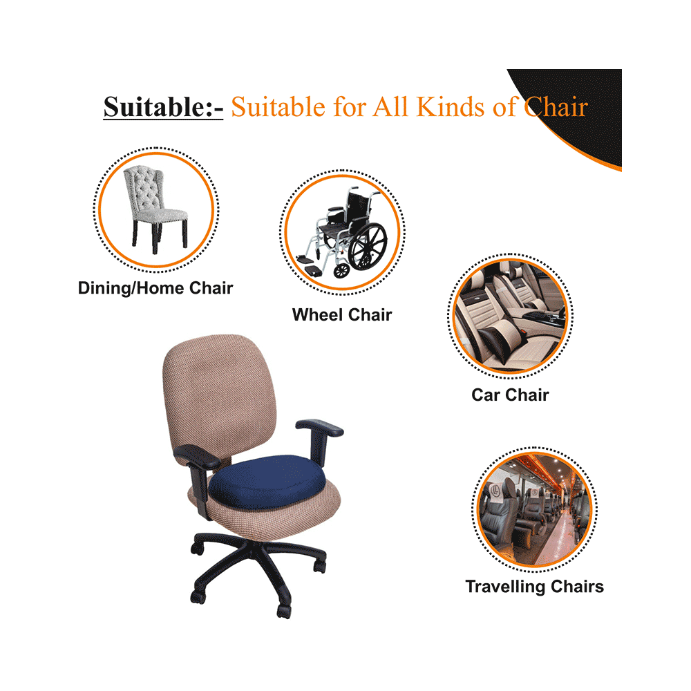 Superfine Comfort Donut Ring Seating Cushion for Pre and Post Surgery Piles Pain ,Fistula, Pregnancy, Hip Support - Image 2