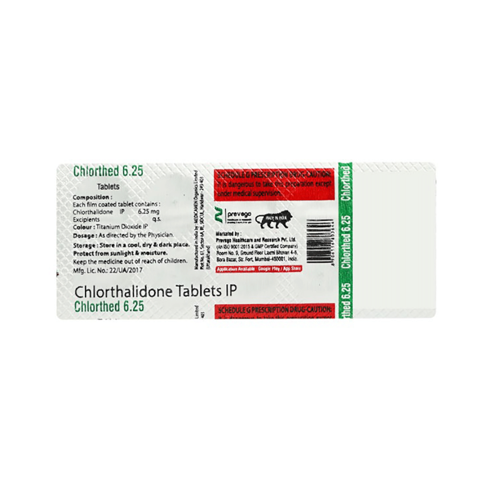 Chlorthed 6.25 Tablet - Image 1