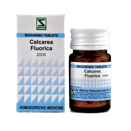 Dr Willmar Schwabe India Calcarea Fluorica Biochemic Tablet 200X - Image 1