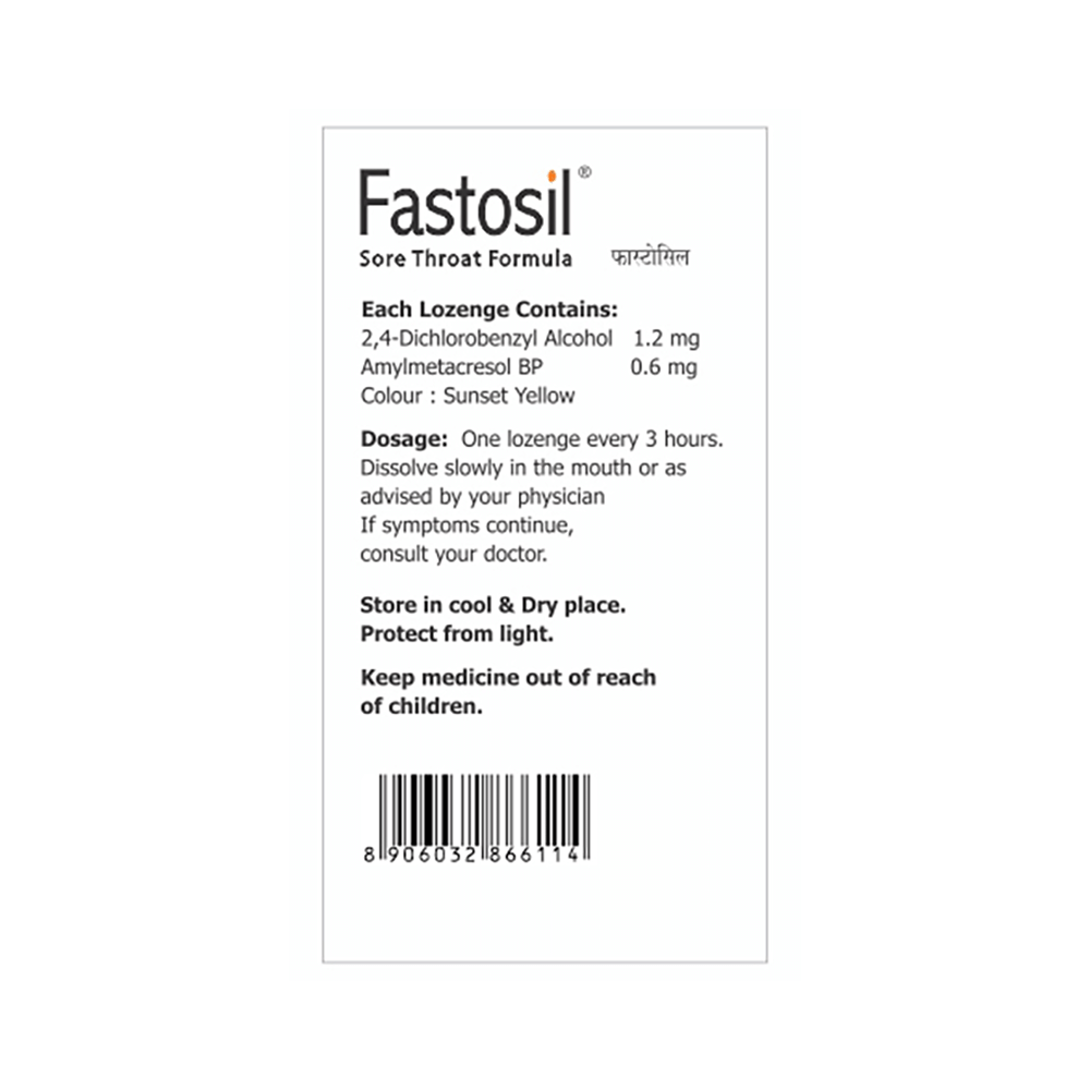 Fastosil Lozenges Orange - Image 2