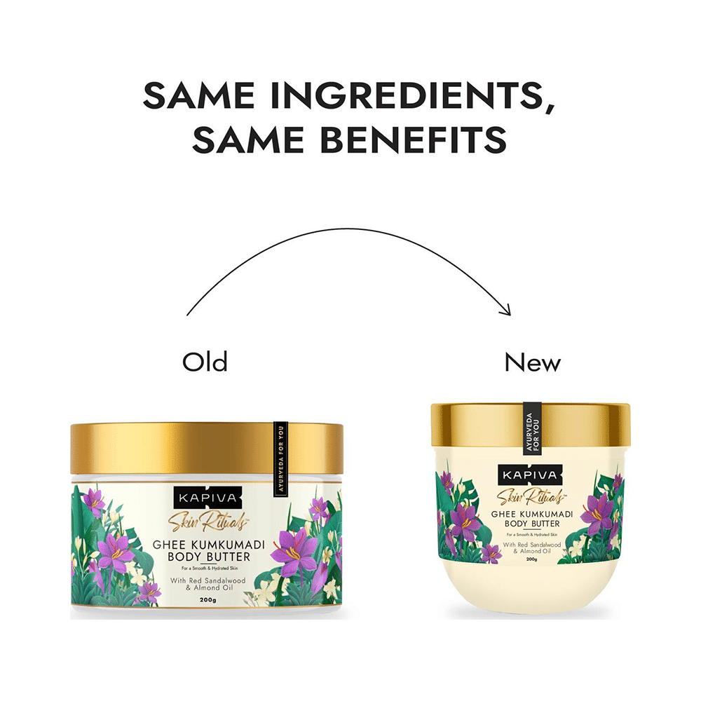 Kapiva Skin Rituals Ghee Kumkumadi Body Butter (100gm Each) - Image 4