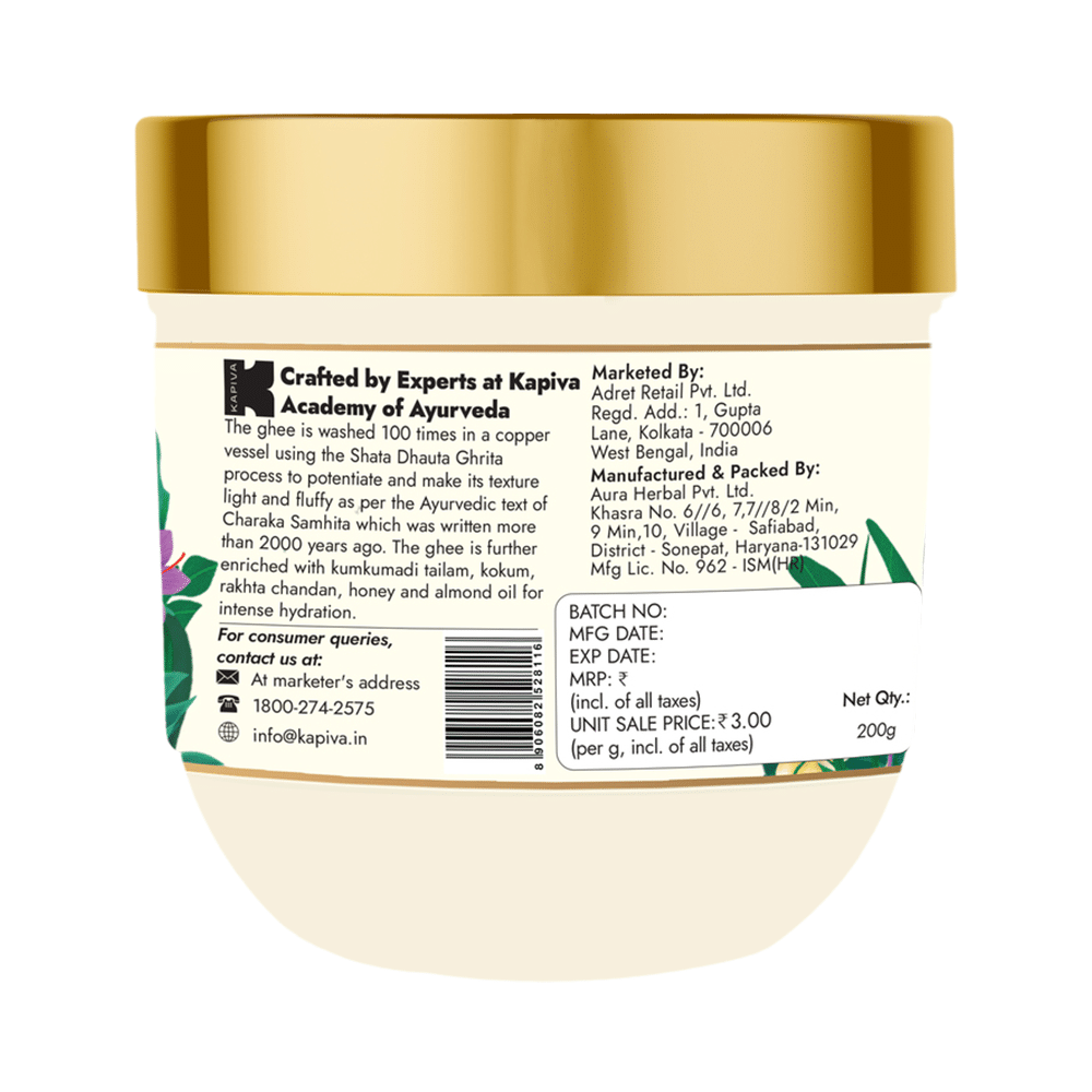 Kapiva Skin Rituals Ghee Kumkumadi Body Butter (100gm Each) - Image 3