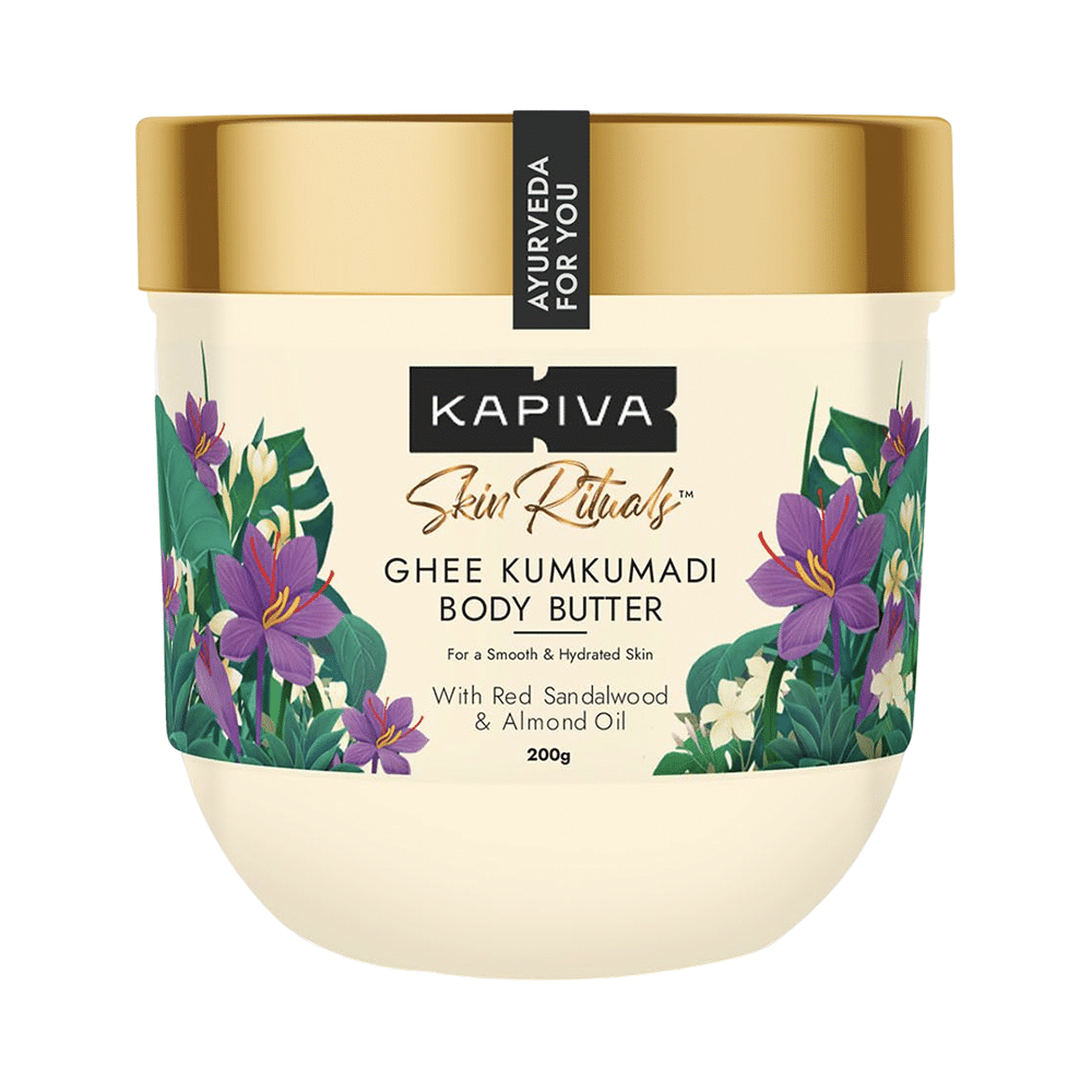 Kapiva Skin Rituals Ghee Kumkumadi Body Butter (100gm Each)