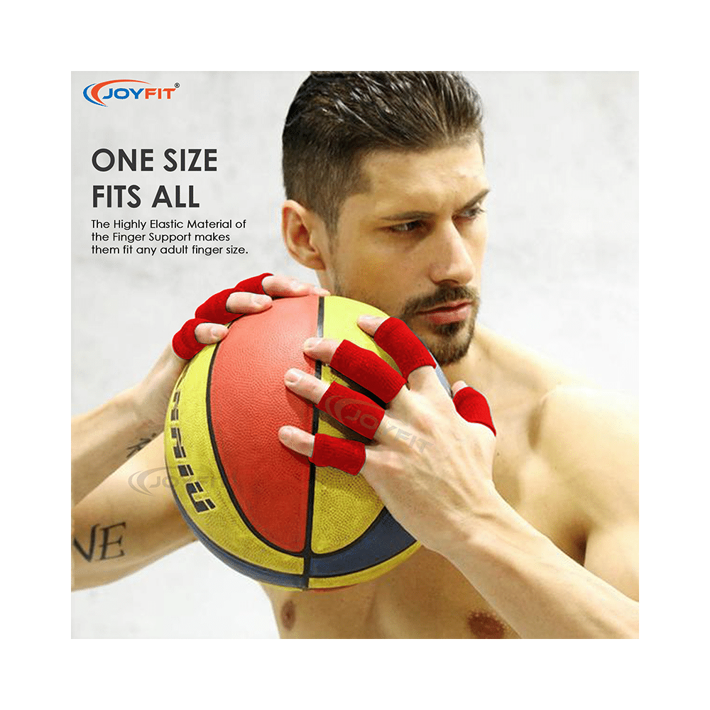 Joyfit Finger Sleeves for Support Red - Image 5