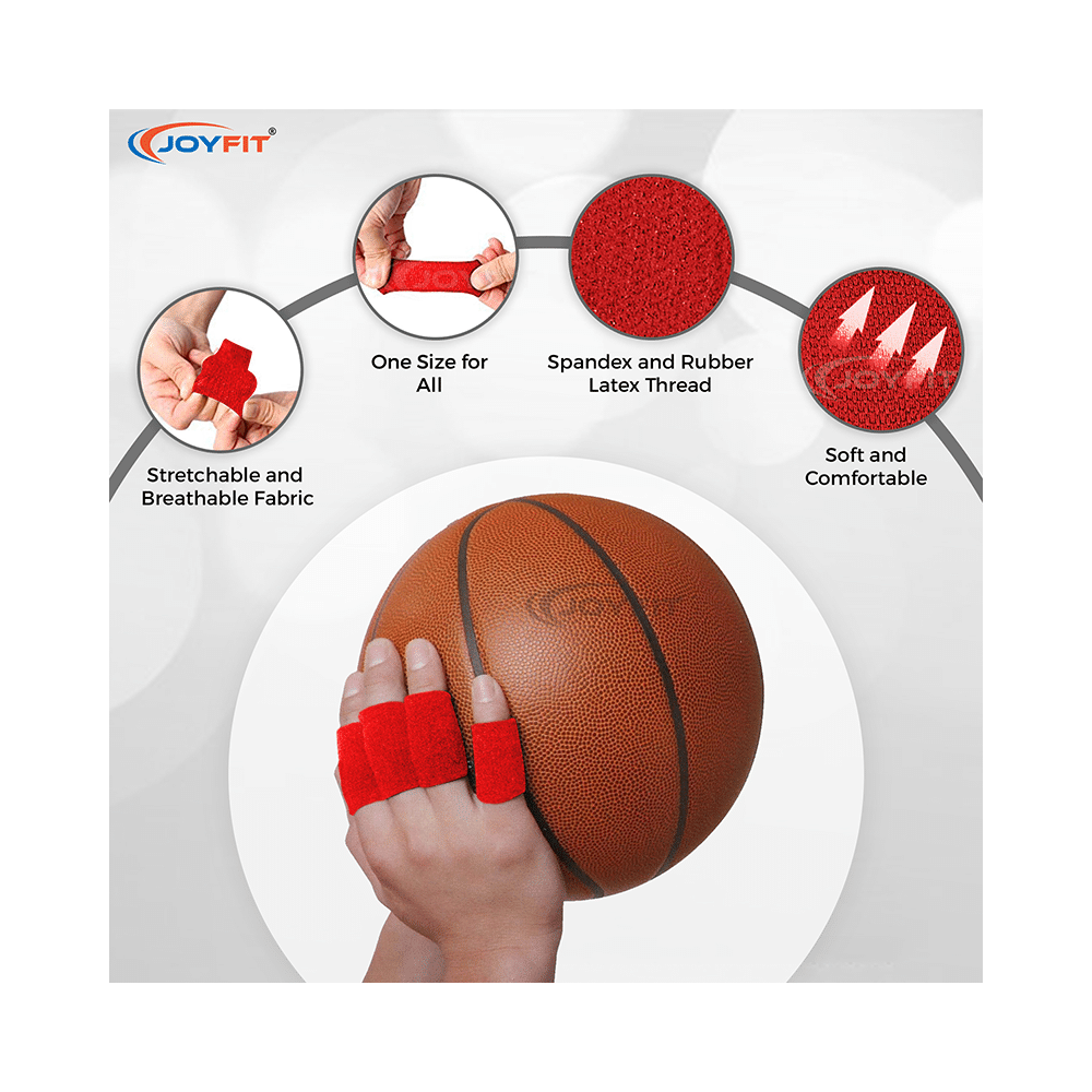 Joyfit Finger Sleeves for Support Red - Image 2