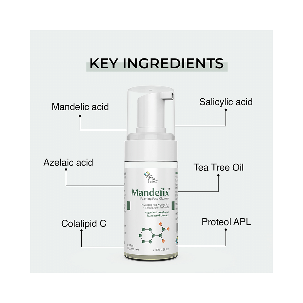 Fixderma Mandefix Foaming Face Cleanser - Image 6