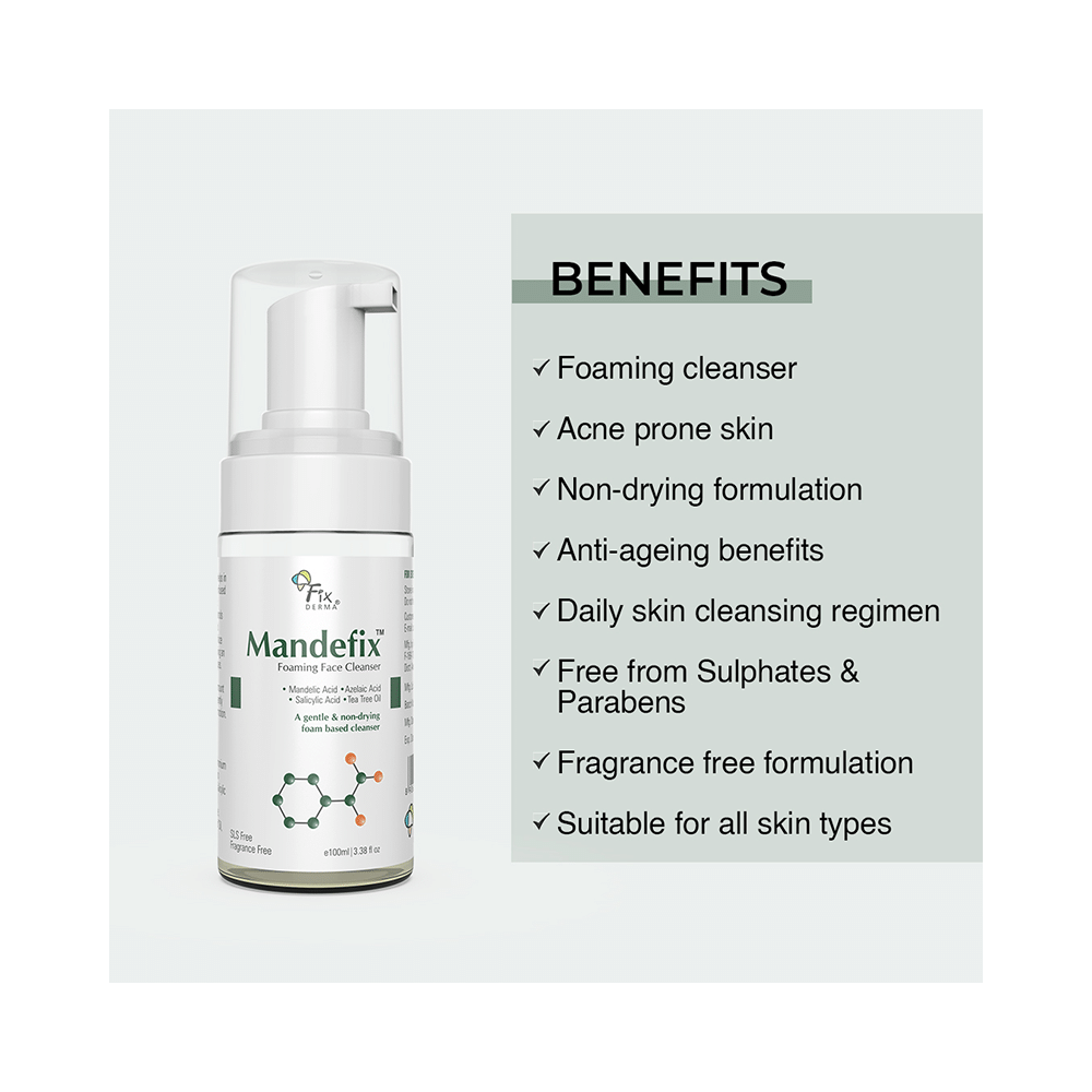 Fixderma Mandefix Foaming Face Cleanser - Image 7