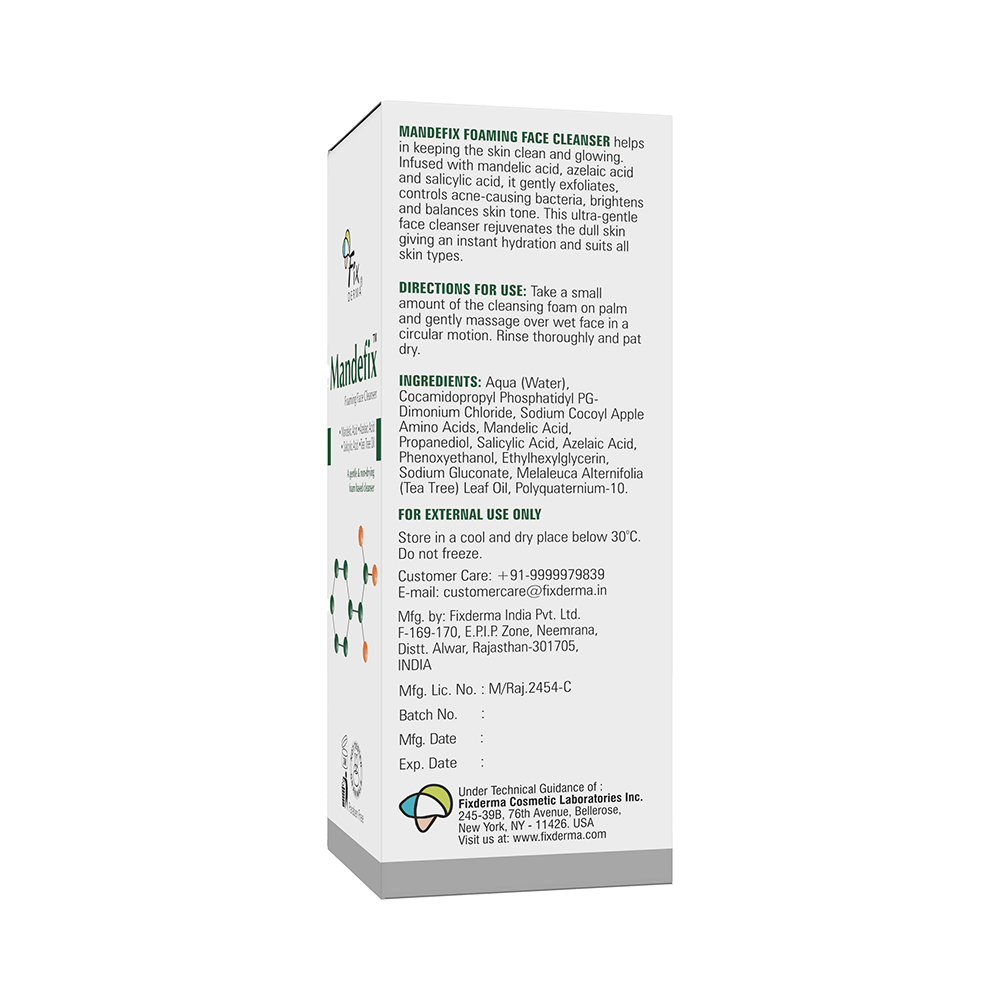 Fixderma Mandefix Foaming Face Cleanser - Image 2