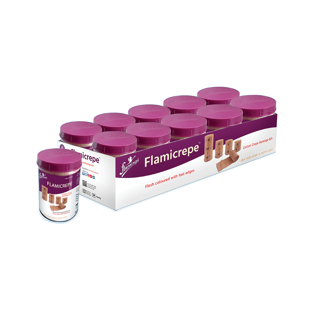 Flamingo Flamicrepe Bandage 8cm x 4m - Image 2