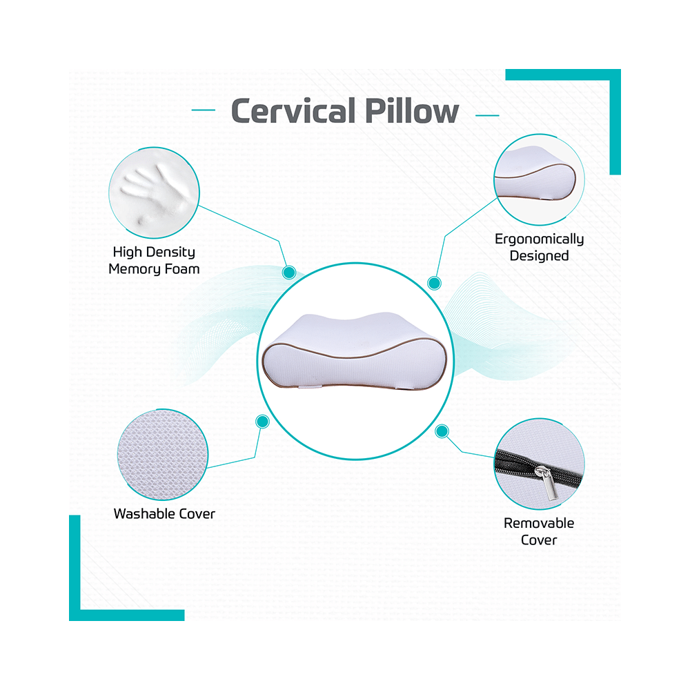 beatXP Cervical Pillow White - Image 3