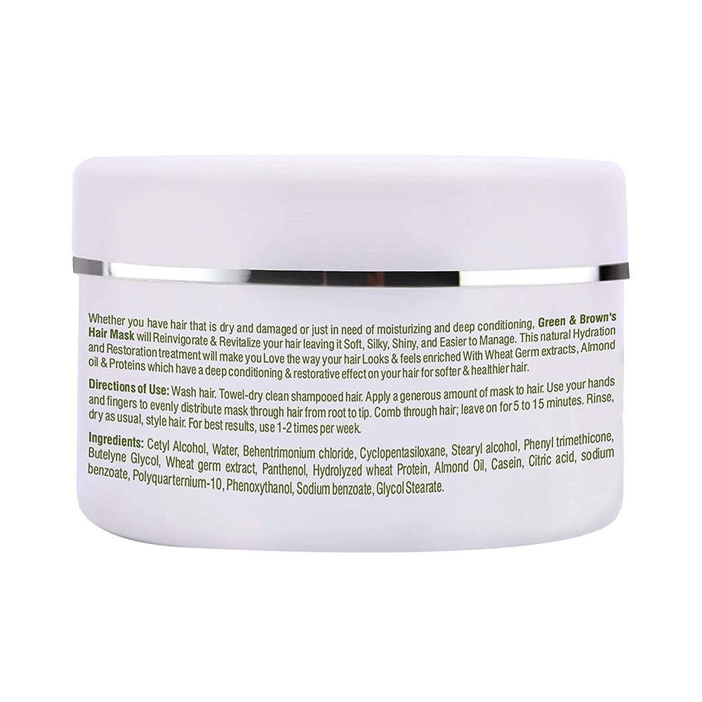 Green & Brown Deep Conditioning & Restorative Hair Mask - Image 2