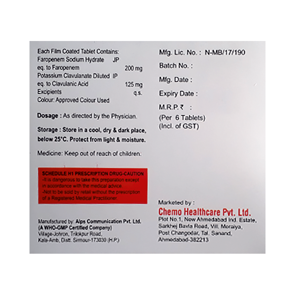 Farokem 200 CV Tablet - Image 2