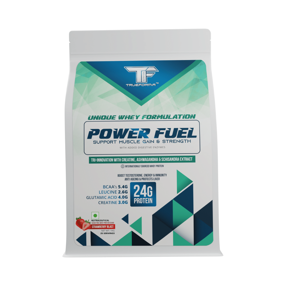 Trueforma Unique Whey Formulation Power Fuel Strawberry Blast - Image 1