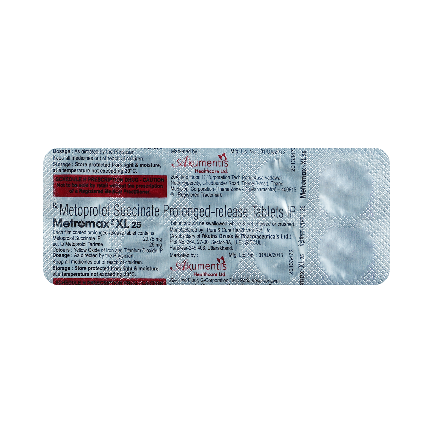 Metromax-XL 25 Tablet - Image 3