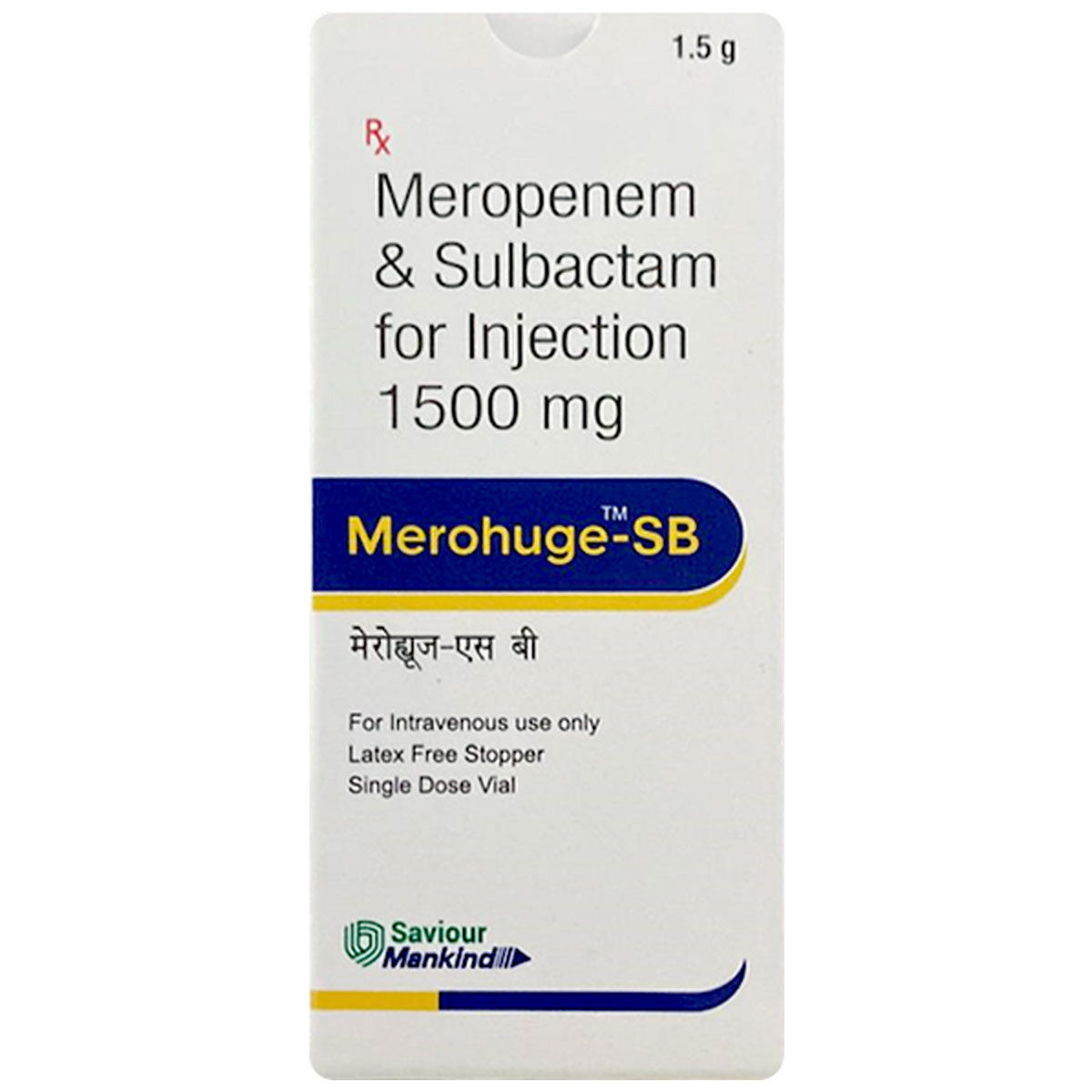 Merohuge SB 1000mg/500mg Injection