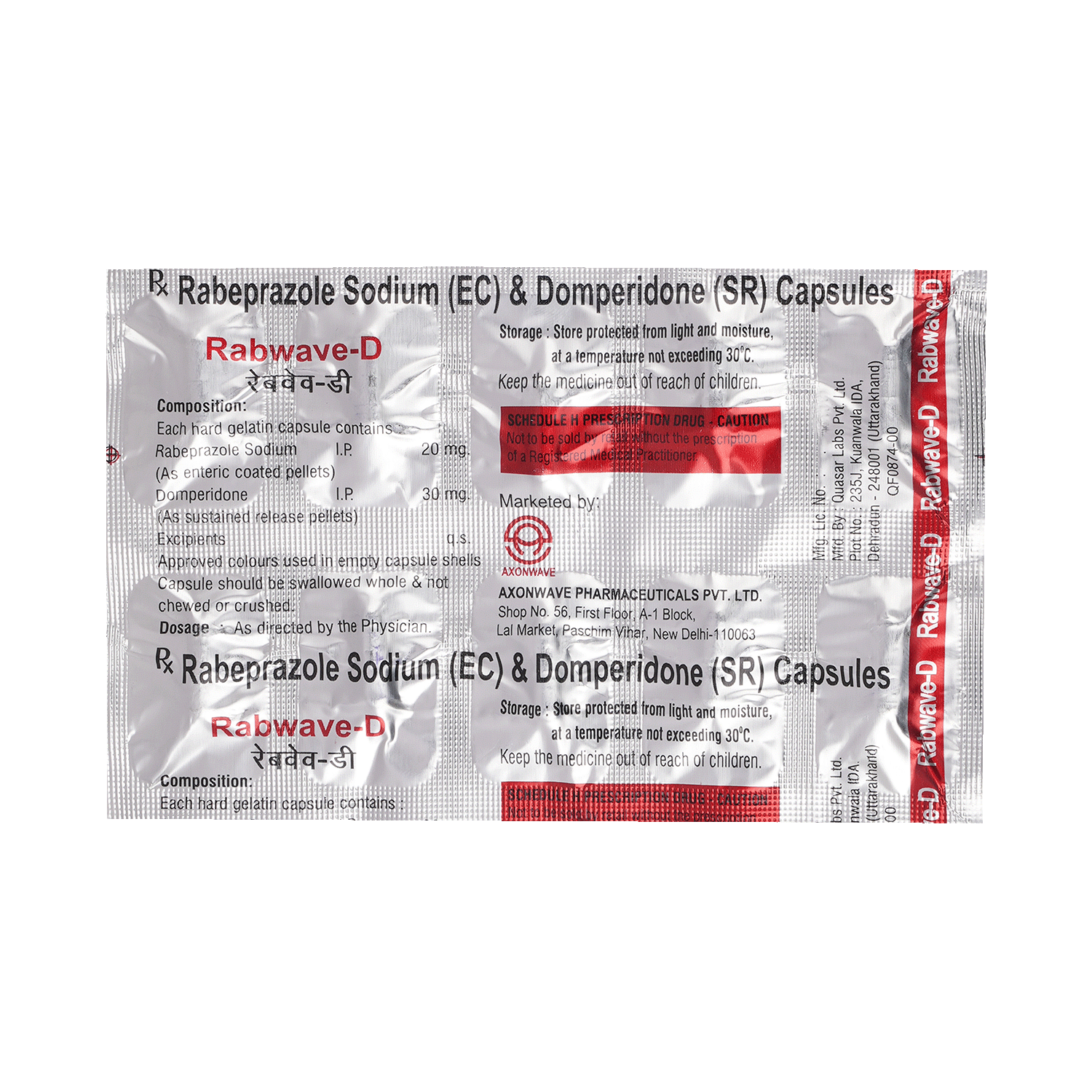 Rabwave D 30mg/20mg Capsule - Image 3