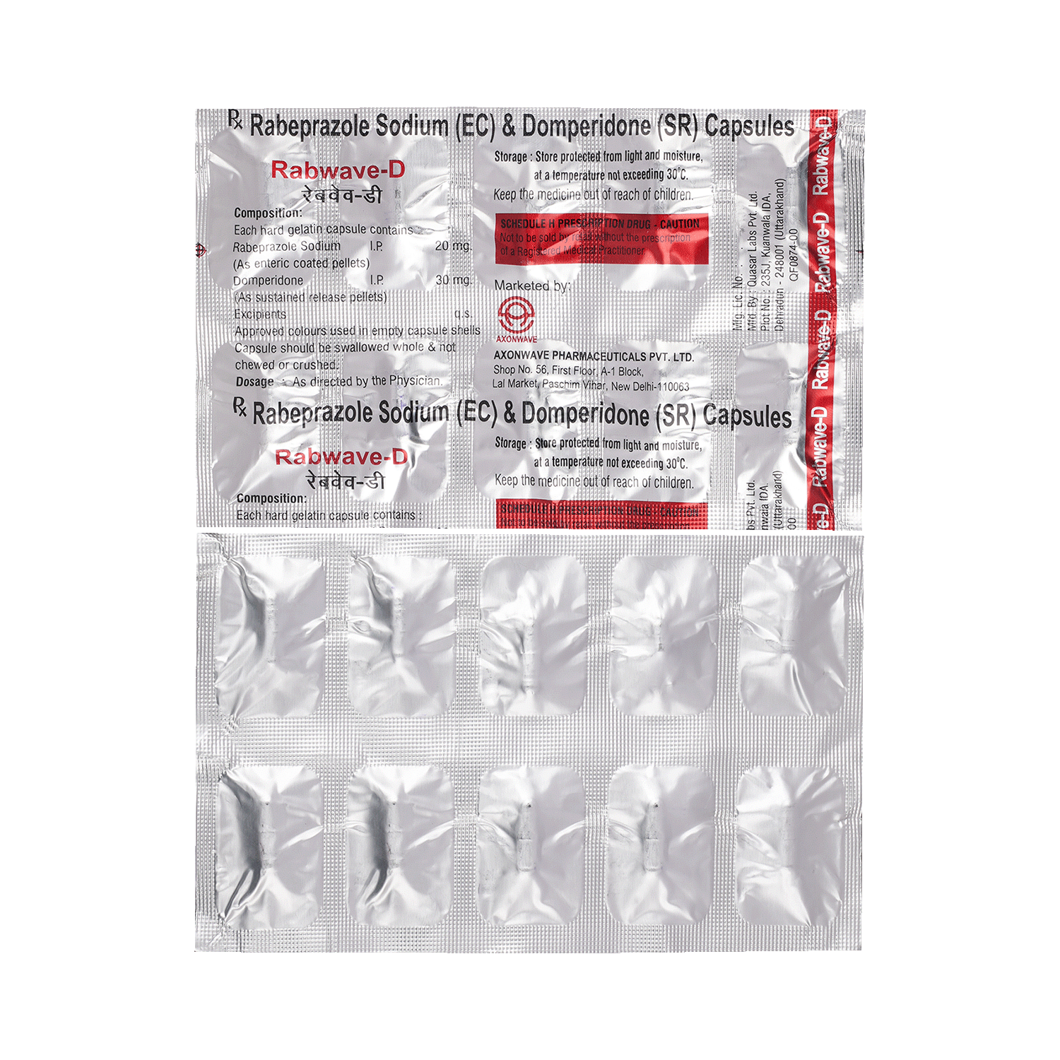 Rabwave D 30mg/20mg Capsule - Image 1