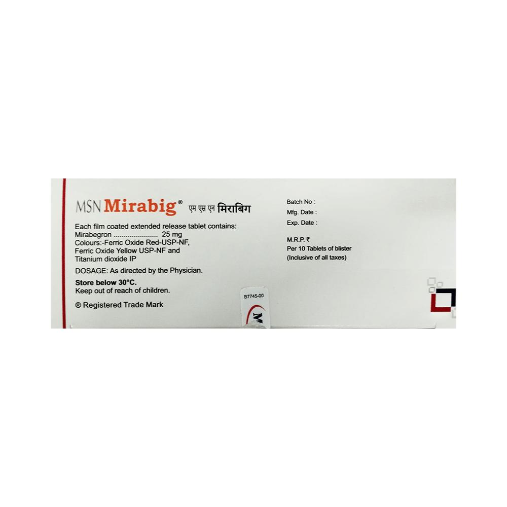 MSN Mirabig Tablet ER - Image 2