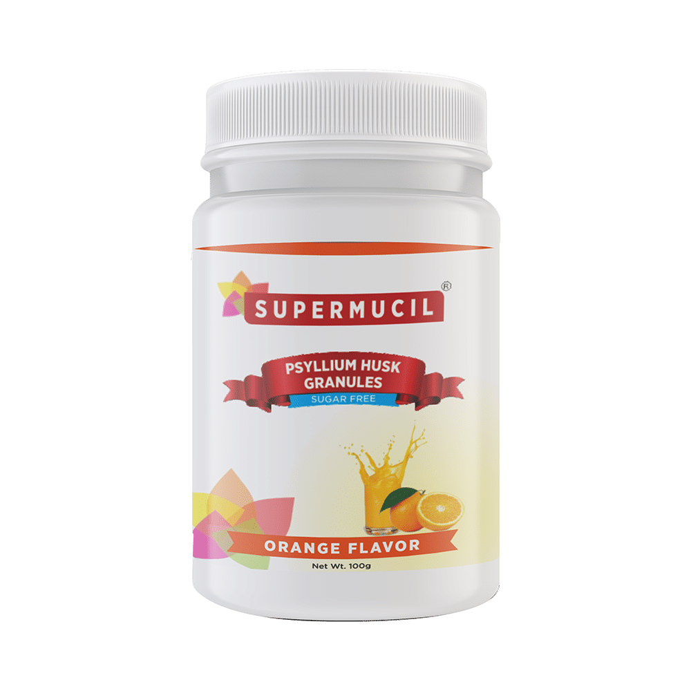 Supermucil Psyllium Husk Granules Orange Sugar Free - Image 1