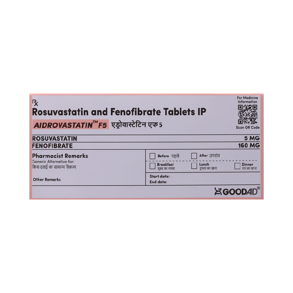 Aidrovastatin F5 Tablet