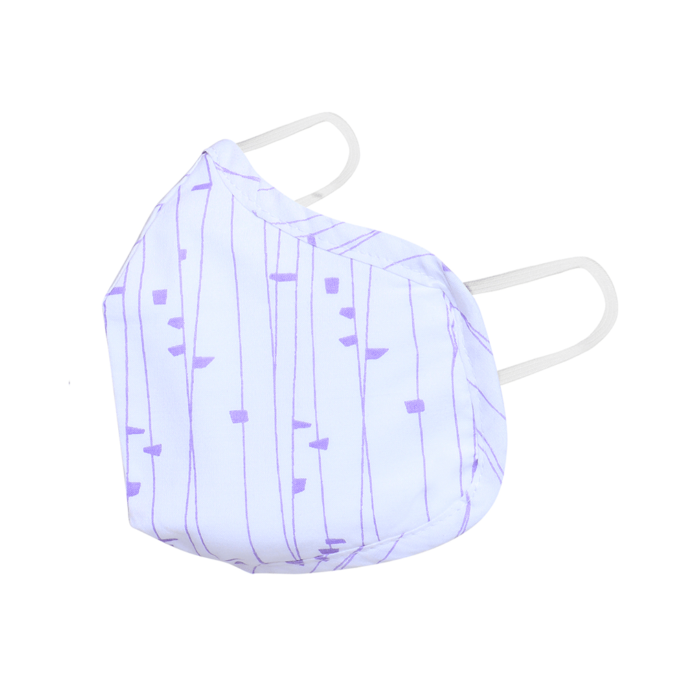 SilverPRO Cotton Mask Small Windy Whites - Image 2